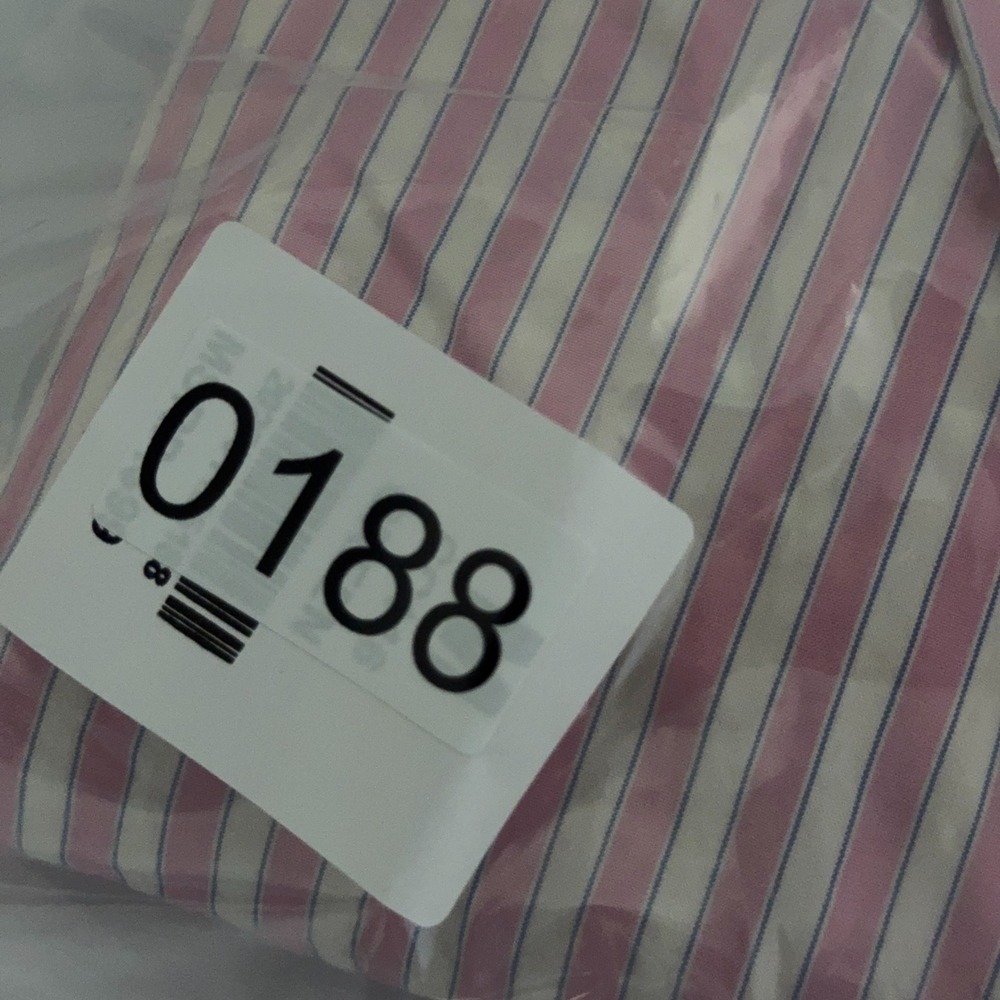 Hollister Button Down Shirt Womens Size Medium Striped Pink Preppy Academia Twee - Picture 9 of 9